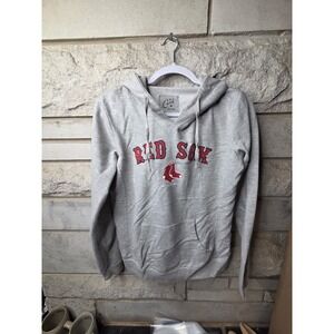 GFS Coed Boston Red Sox‎ MLB Hoodie Mens Medium Heather Grey Pullover Sweatshirt